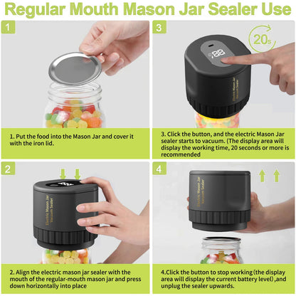 Cordless Mason Jar Sealer